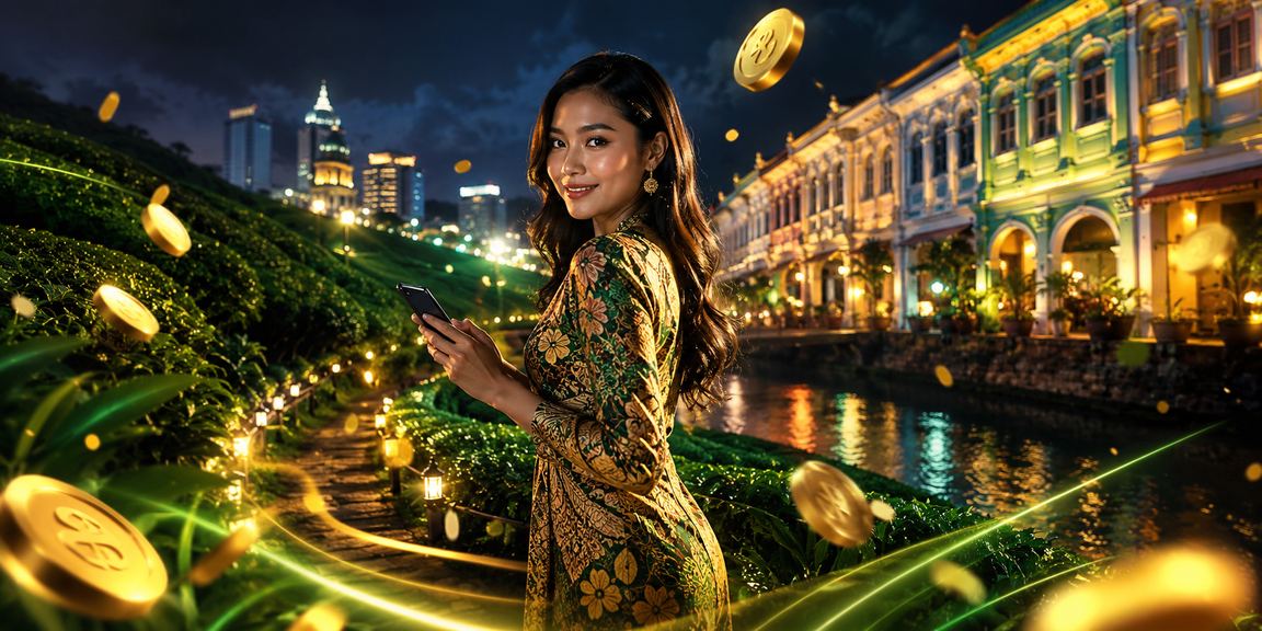 Pengguna Pulau Pinang mengakses kasino mudah alih dengan motif batik Malaysia